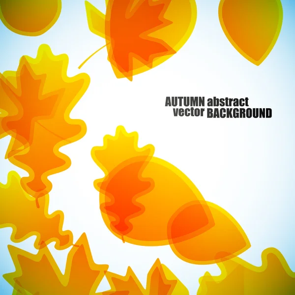 Herfst achtergrond — Stockvector