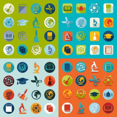 Eğitim simgeleri kümesi