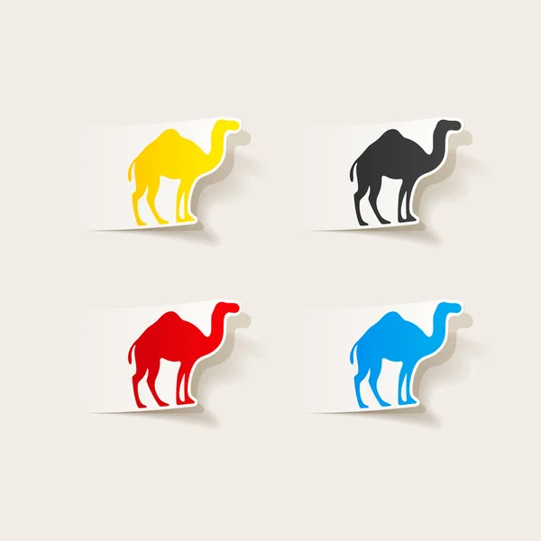 Icone di cammello — Vettoriale Stock
