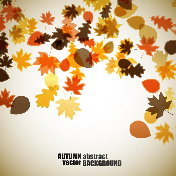 Herfst achtergrond — Stockvector