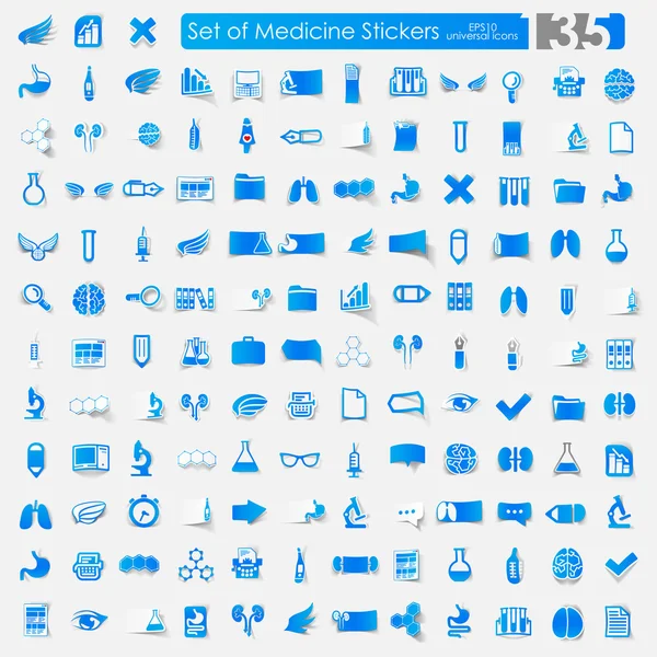 医療のアイコンのセット — ストックベクタ