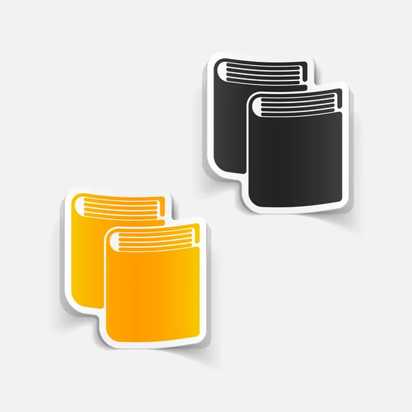 Libro Iconos — Vector de stock