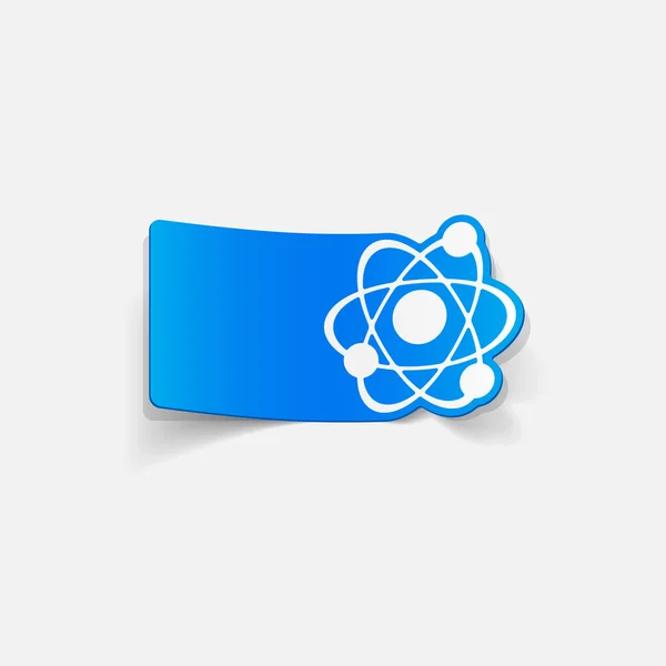 Atom icon — Stock Vector