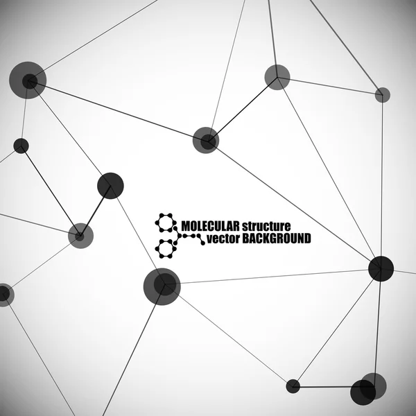 Hermosa estructura molecular — Archivo Imágenes Vectoriales