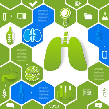 tıbbi sticker Infographic