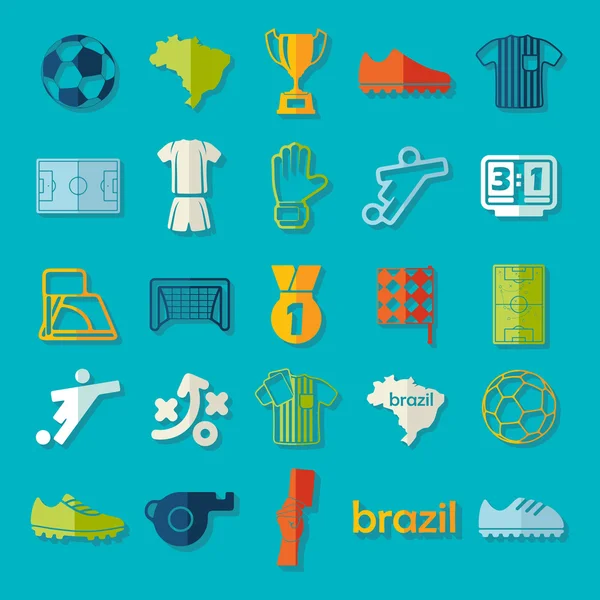Fotbal, fotbalové infographic — Stockový vektor