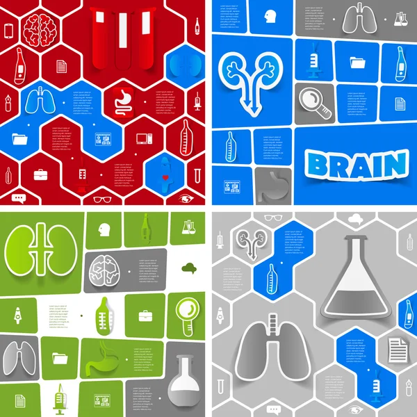 医疗贴纸图 — 图库矢量图片