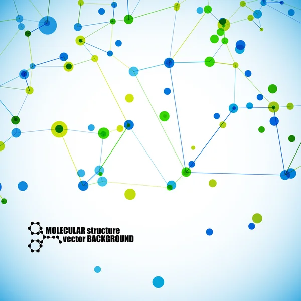 Moleculaire structuur — Stockvector