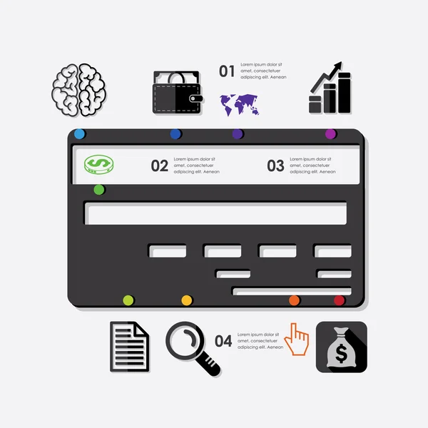 Infografika przedsiębiorstwa — Wektor stockowy