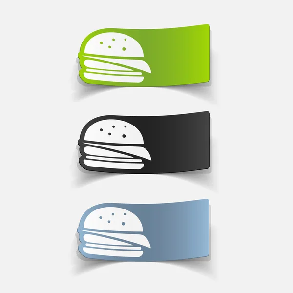 Élément design : sandwich — Image vectorielle
