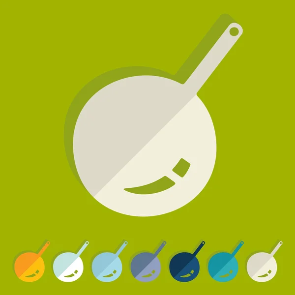 Design plat : casserole — Image vectorielle