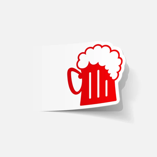 องค์ประกอบการออกแบบ: เบียร์ — ภาพเวกเตอร์สต็อก