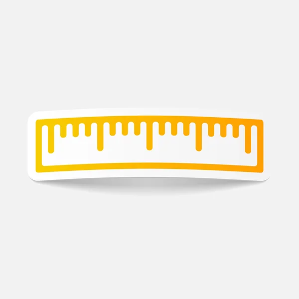 Design element: ruler — Stock Vector