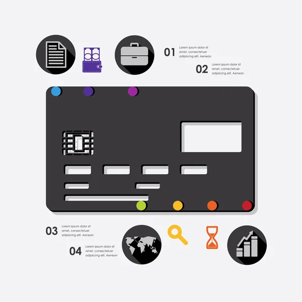 Infografía empresarial — Archivo Imágenes Vectoriales