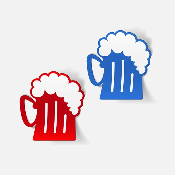 Elemento de diseño: cerveza — Vector de stock