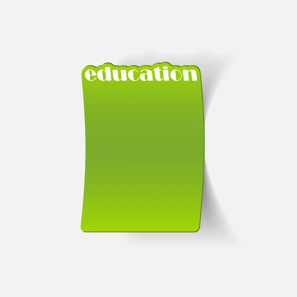 Design element: education — Stock Vector