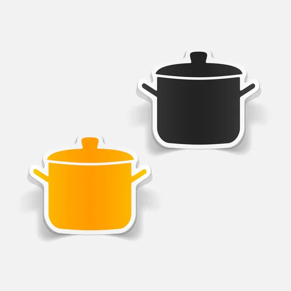 Élément design : casserole — Image vectorielle