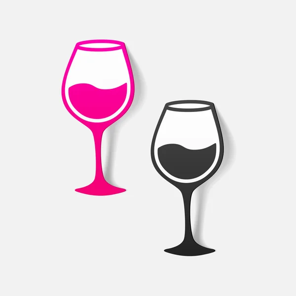 Elemento de diseño: vino — Vector de stock