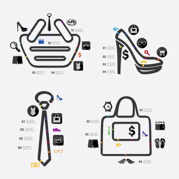 Mode infographic — Stockvector