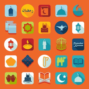 Ramazan kareem simgeler