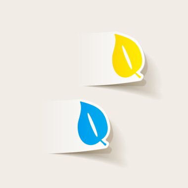 yaprak tasarım öğesi