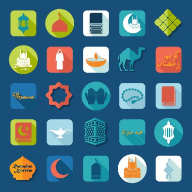 Ramazan kareem simgeler