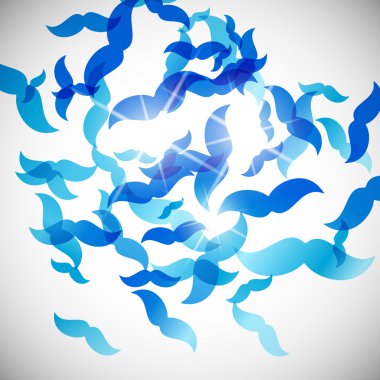 Bıyık sembolü arka plan