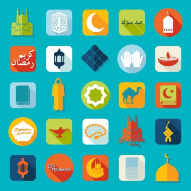 Ramazan kareem simgeler