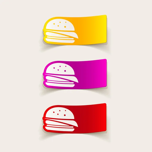 三明治设计元素 — 图库矢量图片