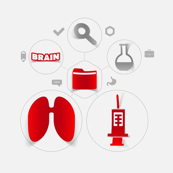 Adesivo medicamento — Vetor de Stock