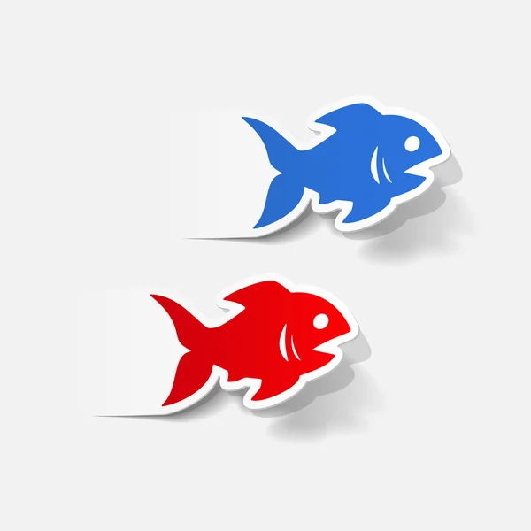 Illustration du poisson — Image vectorielle