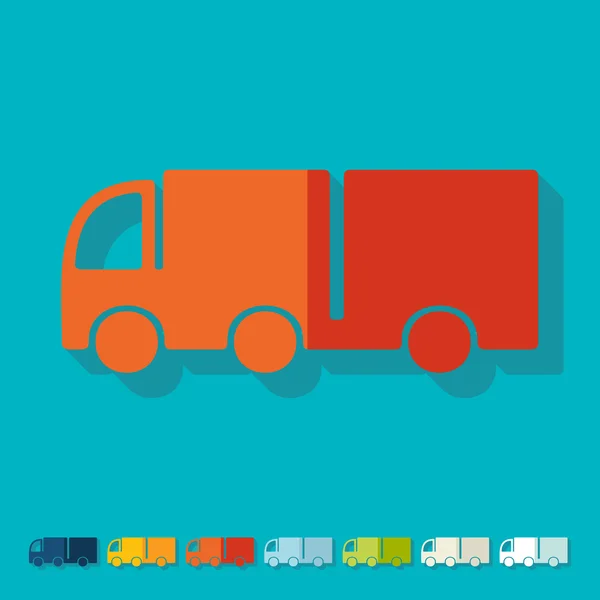 Illustration camion — Image vectorielle