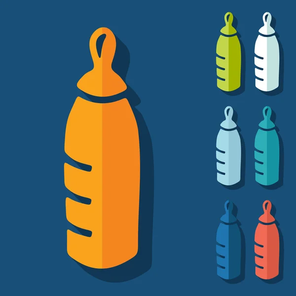 Baby bottle illustration — Stock Vector