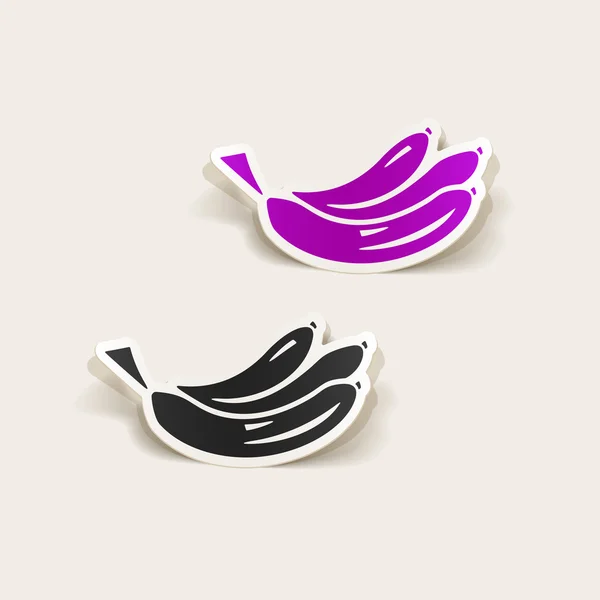 Banaan ontwerpelement — Stockvector