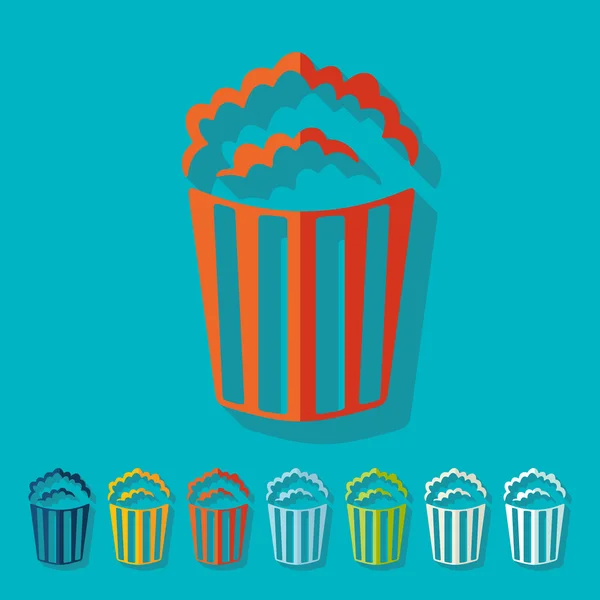 Popcorn illustration — Stock vektor