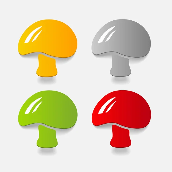 Mushroom ontwerpelement — Stockvector