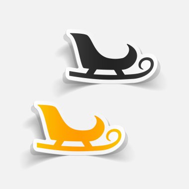 Kızakları gerçekçi tasarım