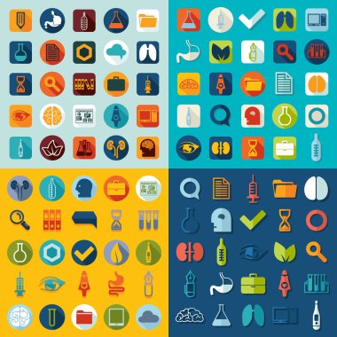 tıbbi simgeler dizisi