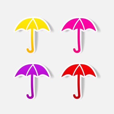 Şemsiye gerçekçi tasarım