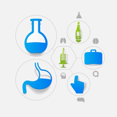 Tıp etiket Infographic