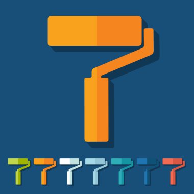 Boya silindiri simgeler