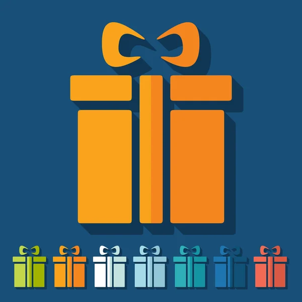 Gift box icons — Stock Vector