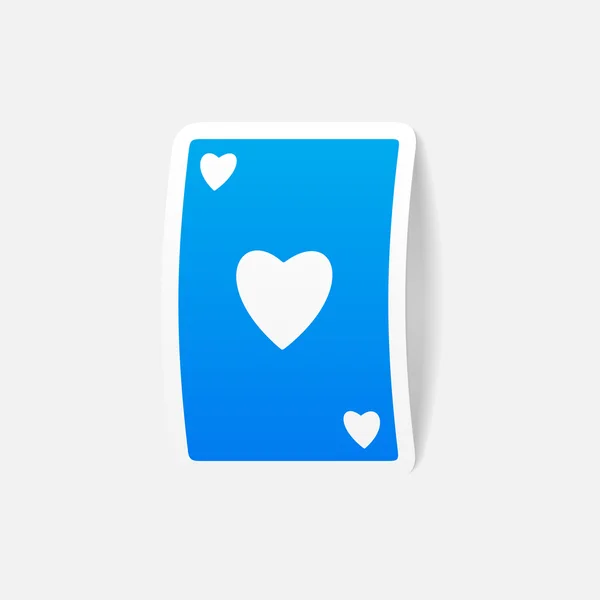 Jugando a las cartas — Vector de stock