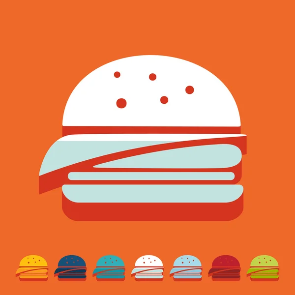 Iconos de hamburguesa — Archivo Imágenes Vectoriales