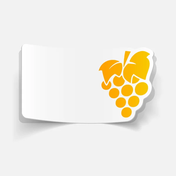 Ilustración de uvas — Vector de stock