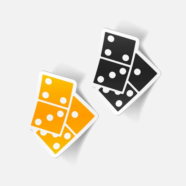 Illustrazione Domino — Vettoriale Stock