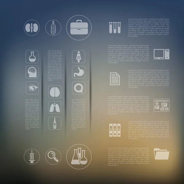 Medische Infographic — Stockvector