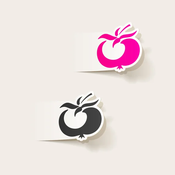 Ilustración de tomate — Vector de stock