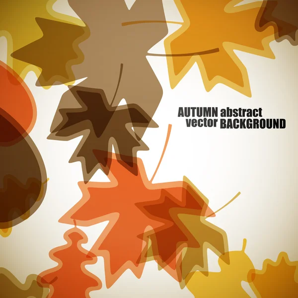 Herfst achtergrond — Stockvector