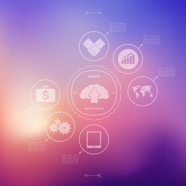 Infográfico de negócios —  Vetores de Stock